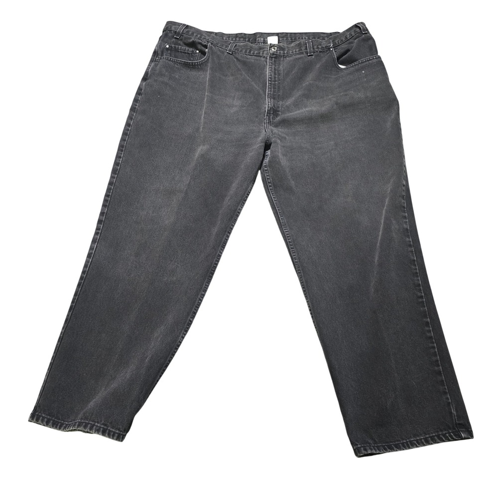 Levi's 545 Loose Jeans Mens 50x30 Black Faded Vintage Baggy Denim 1999 y2k